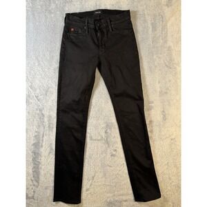 Hudson Jeans Tilda Midrise Straight Womens Black Jeans 24x30 WM457DIY